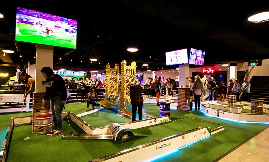 Image 2: Swing, sip, and score—Mini Golf & Drinks for Two or Four