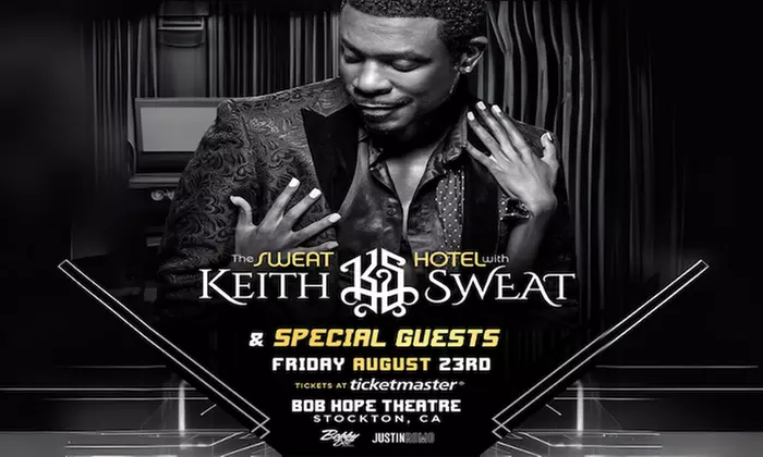 Keith Sweat & Special Guests at Bob Hope Theatre on August 23 at 8 p.m. (Up to 41% Off) - Primary Image
