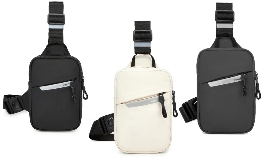 Image 1: Kompakte Umhänge-Brusttasche für Herren