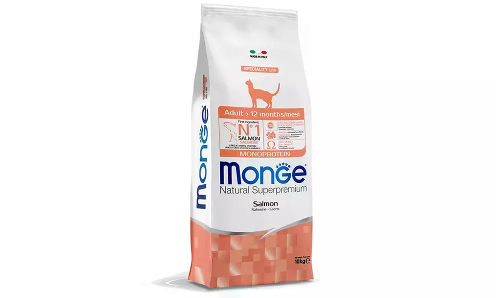 1 o 2 confezioni da 10 kg di cibo per gatti Monge Natural