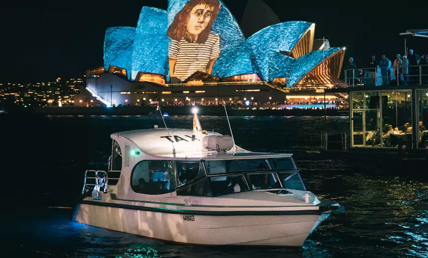 Image 3: Escape the Crowds with a 20-Min Sydney Harbour Vivid Cruise Experience