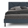 Image 17: Letto imbottito in tessuto con doghe in legno e vano contenitore