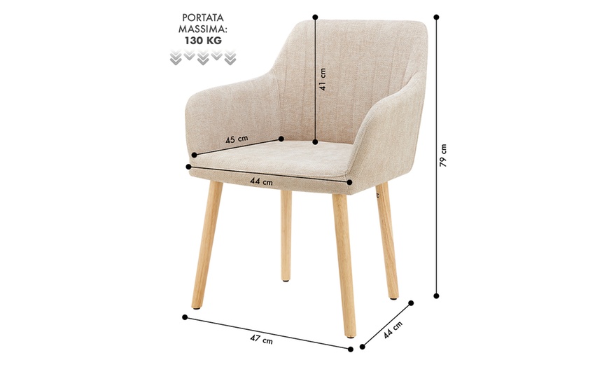 Image 5: Sessel im skandinavischen Stil