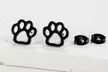 Stainless Steel Paw Print Fashion Stud Earrings - Multiple Options - Second Medium
