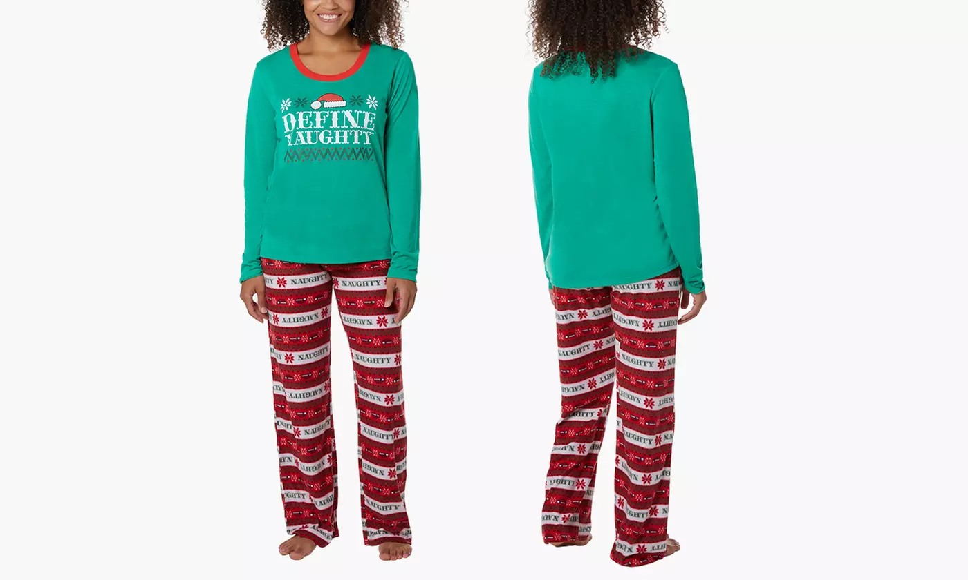 Matching Naughty List Pajama Sets (Size Men's M) - Second Medium