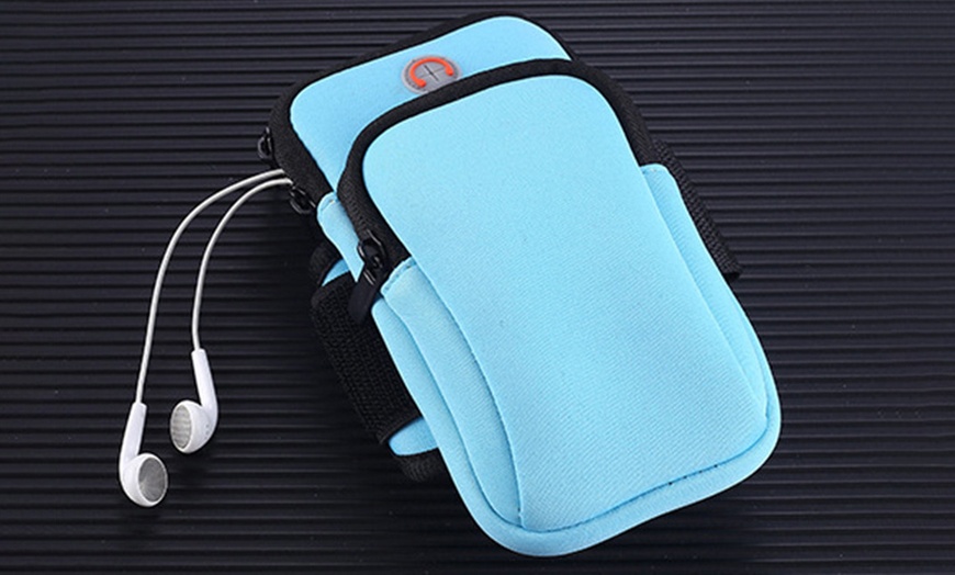 Image 5: Sport Mobile Pouch Arm Bag