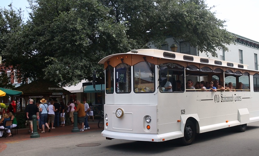 Image 1: Discover Savannah’s Story on a 75-Minute Narrated Trolley Tour
