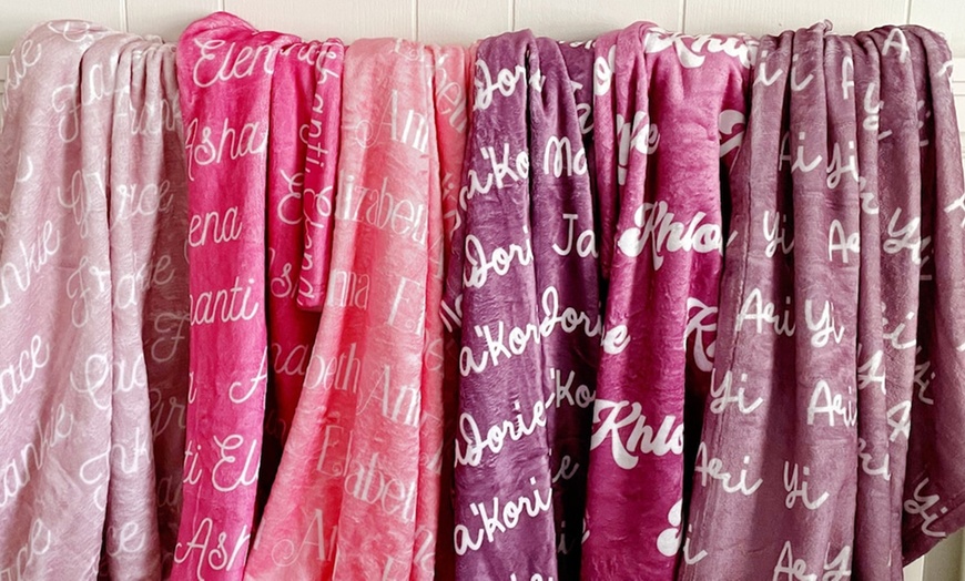 Image 4: Personalisierbare Foto-Decke