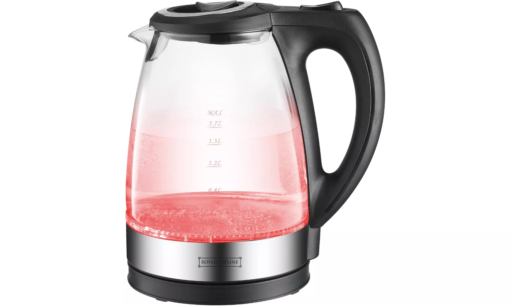 Bouilloire électrique 1,7L en verre Royalty Line