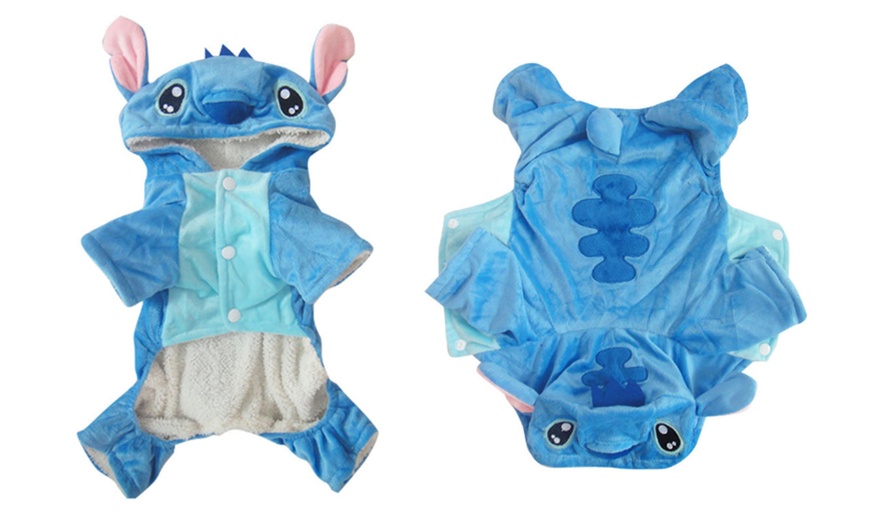 Image 5: Stitch Inspired Pet Hoodies Costume Pajamas Outfit