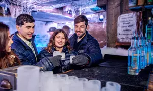 Skip de rij, stap binnen in dé coolste bar en geniet van 3 drankjes met een ticket voor Icebar Amsterdam, nu 50% korting