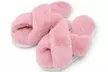 Women's Open Toe Memory Foam Slippers - Second Medium