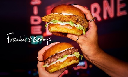 2 Courses with 2 drinks for £22.00 at 46 locations - Frankie And Benny's