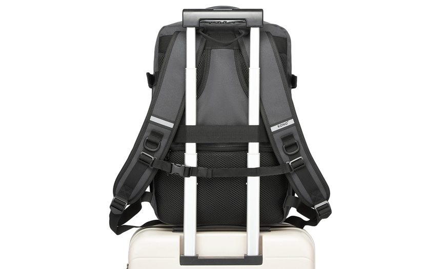 Image 24: Handbaggage rugzak met laptopvak