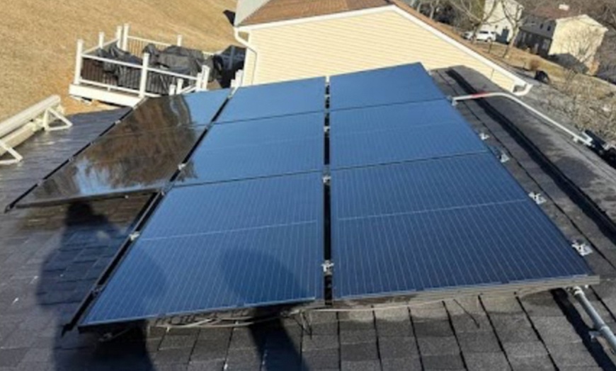 Image 2: Solar Panels Washing for One-Story & Two-Story Homes Up to 30 Panels 