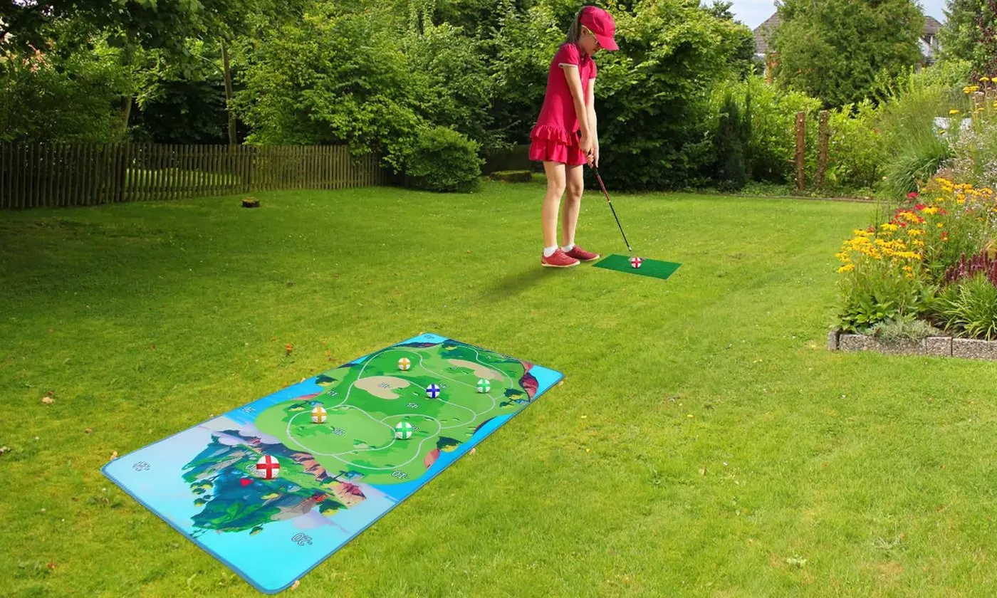 iMounTEK Golf Chipping Game Set for Indoor & Outdoor Practice and Fun