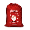 Image 3: Make Christmas magical with a Custom Red Santa Sack