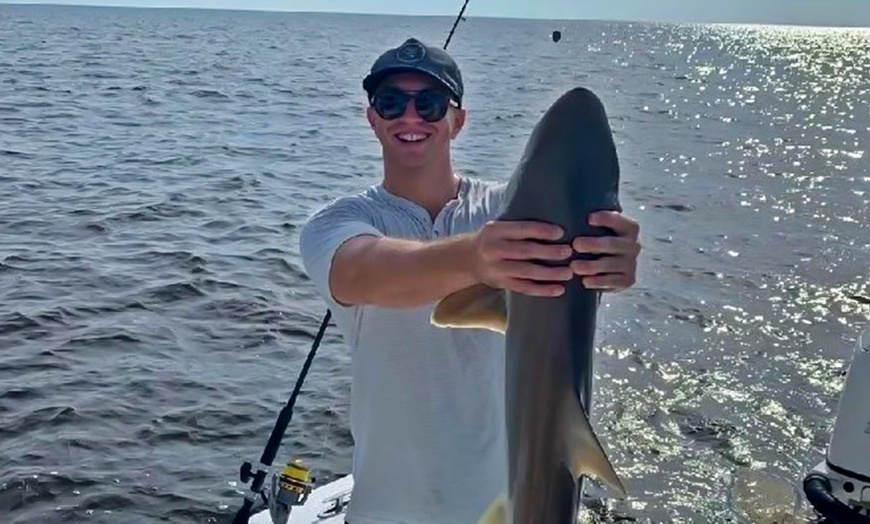 Image 7: 2- or 3-Hr Kid's Fishing Trip/4-Hr Large Shark Trips+ Tarpon (up to 6)