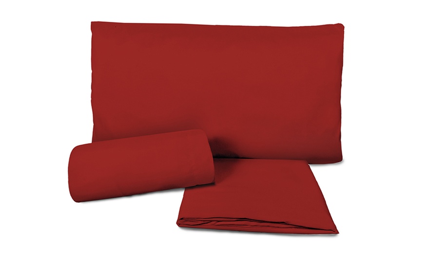 Image 10: Completo lenzuola in 100% microfibra Made in Italy