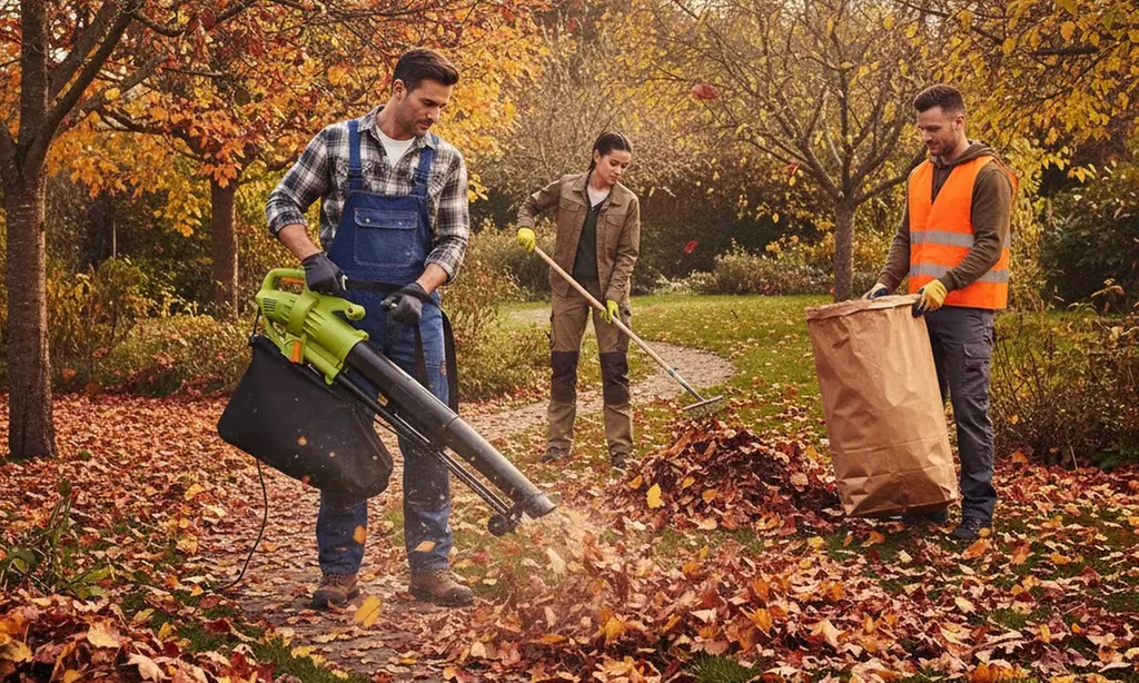 Aspiratore soffiatore trituratore foglie 3 in 1 da 3000W