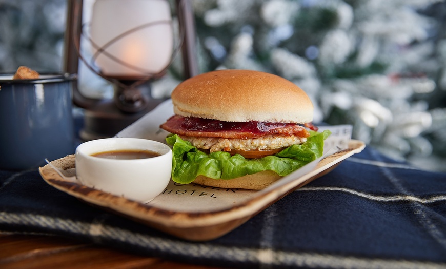 Image 4: Christmas Turkey Feast for Up to Six People with Drinks