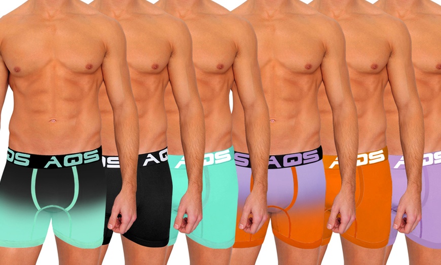 Image 6: Lot de 6 boxers ombrés AQS pour hommes