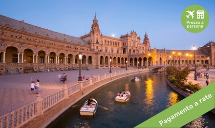 Volo A-R con hotel 4* per 1 persona: Malpensa (1ª rata) / Gennaio-Febbraio / 2 notti - ✈ Siviglia: Volo diretto più 2 o 3 notti in hotel 4* con pagamento in 3 rate