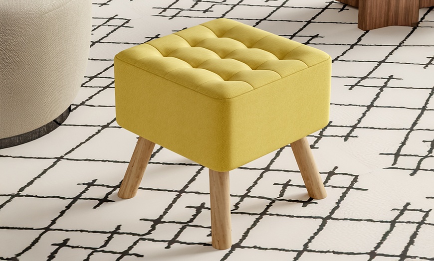 Image 4: Quadratischer Fußhocker