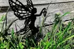 1 ou 3 sculptures silhouette de fée en métal pour jardin avec modèle au choix - Second Medium