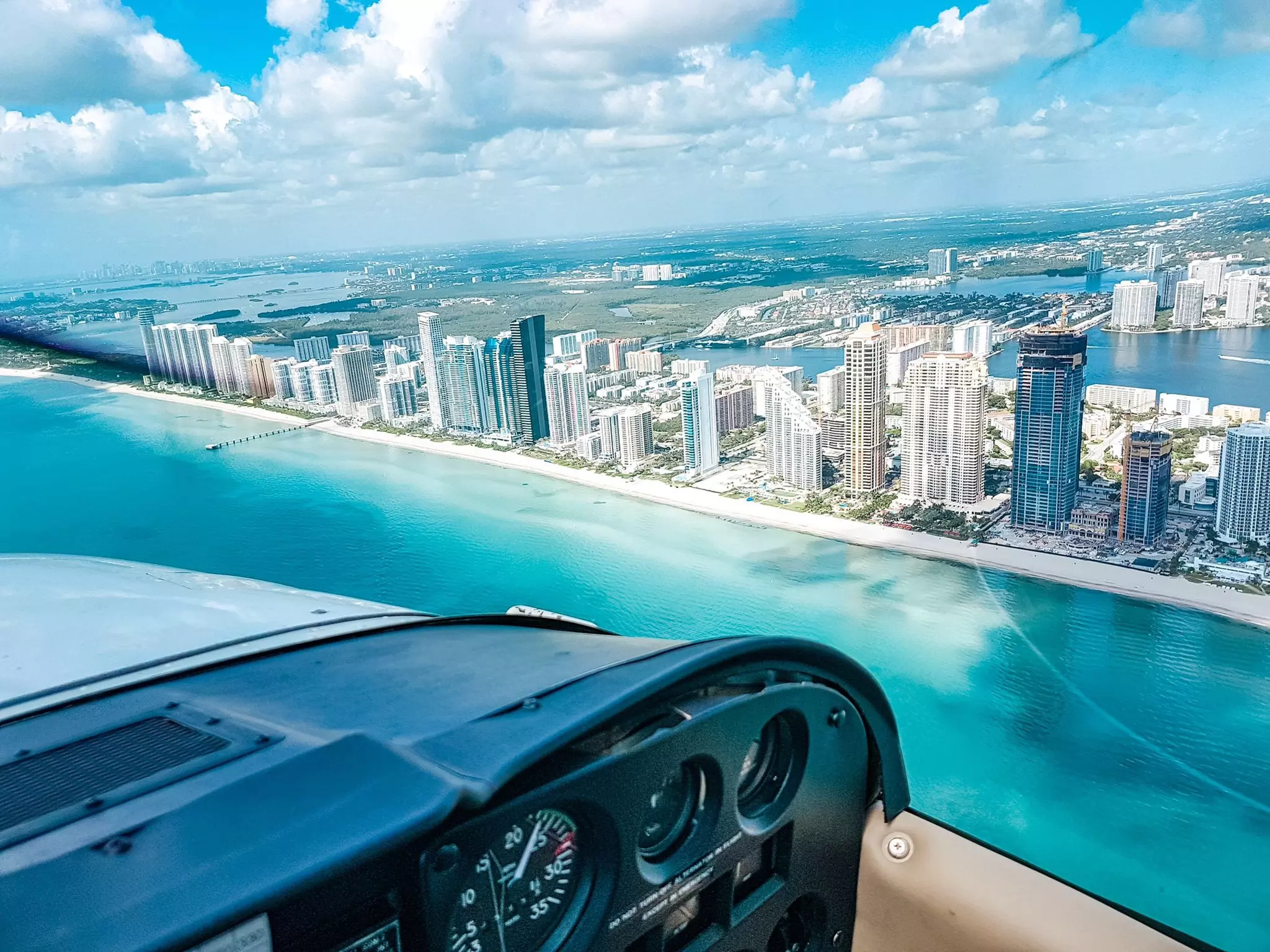 Discover The Best Views Of Miami On a Private Airplane Tour