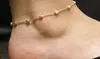 Italian Made 925 Sterling Silver Gold Anklet Chain Collection 9" and 10" Option