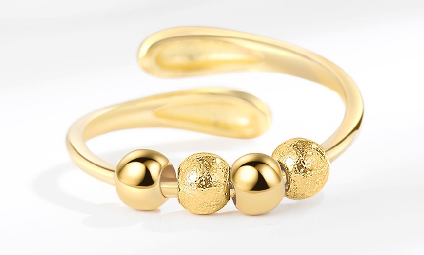 Image 3: Stress-Relieving Spinner Rings with Adjustable Designs