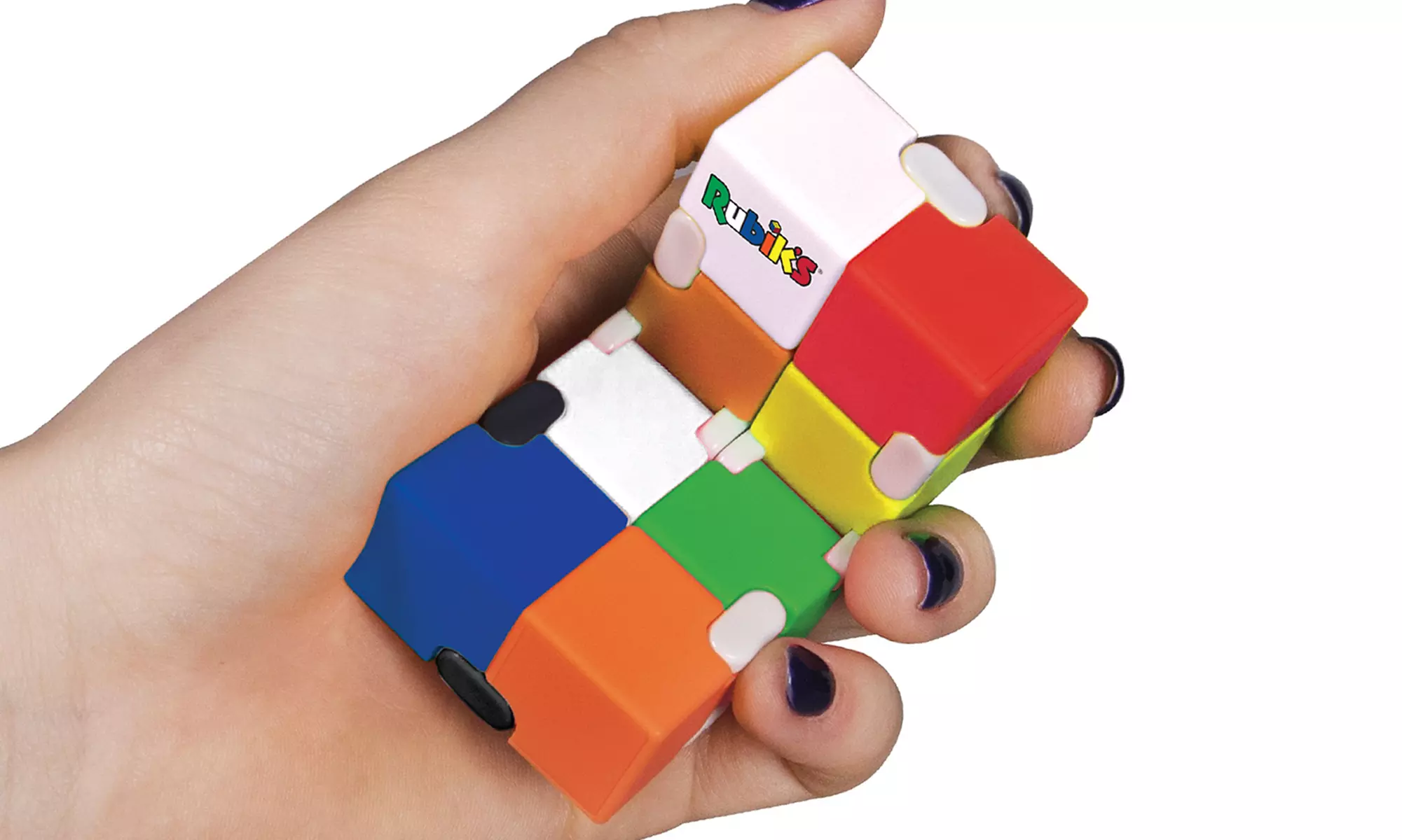 Toyzon Kids Kids' and Adults' Fidget-Stimming Flip-and-Fold Rubik's Infinity Cube Toy  - Second Medium