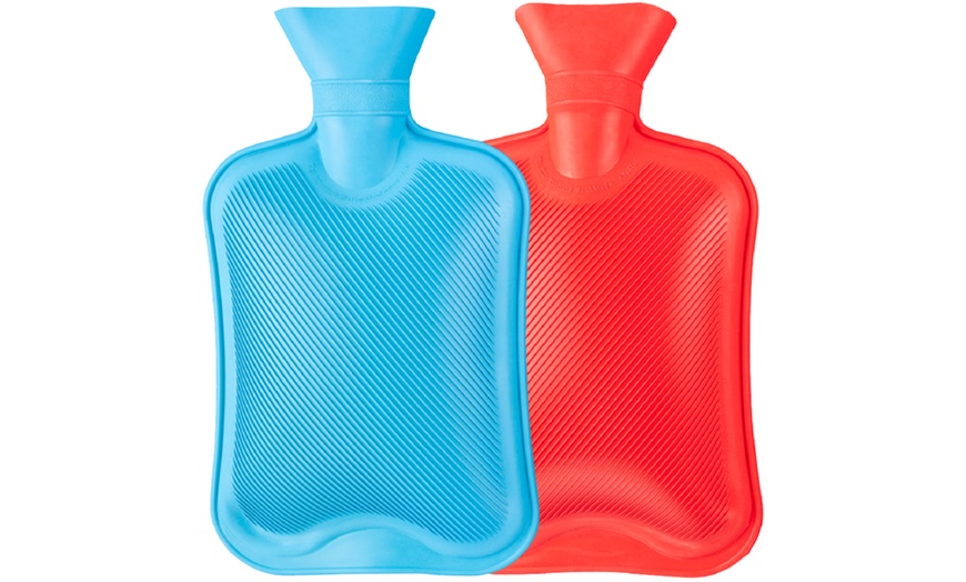 Image 1: Up to Five Generise Hot Water Bottles 1L