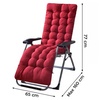 Image 3: Chaise pliante avec coussin et dossier inclinable
