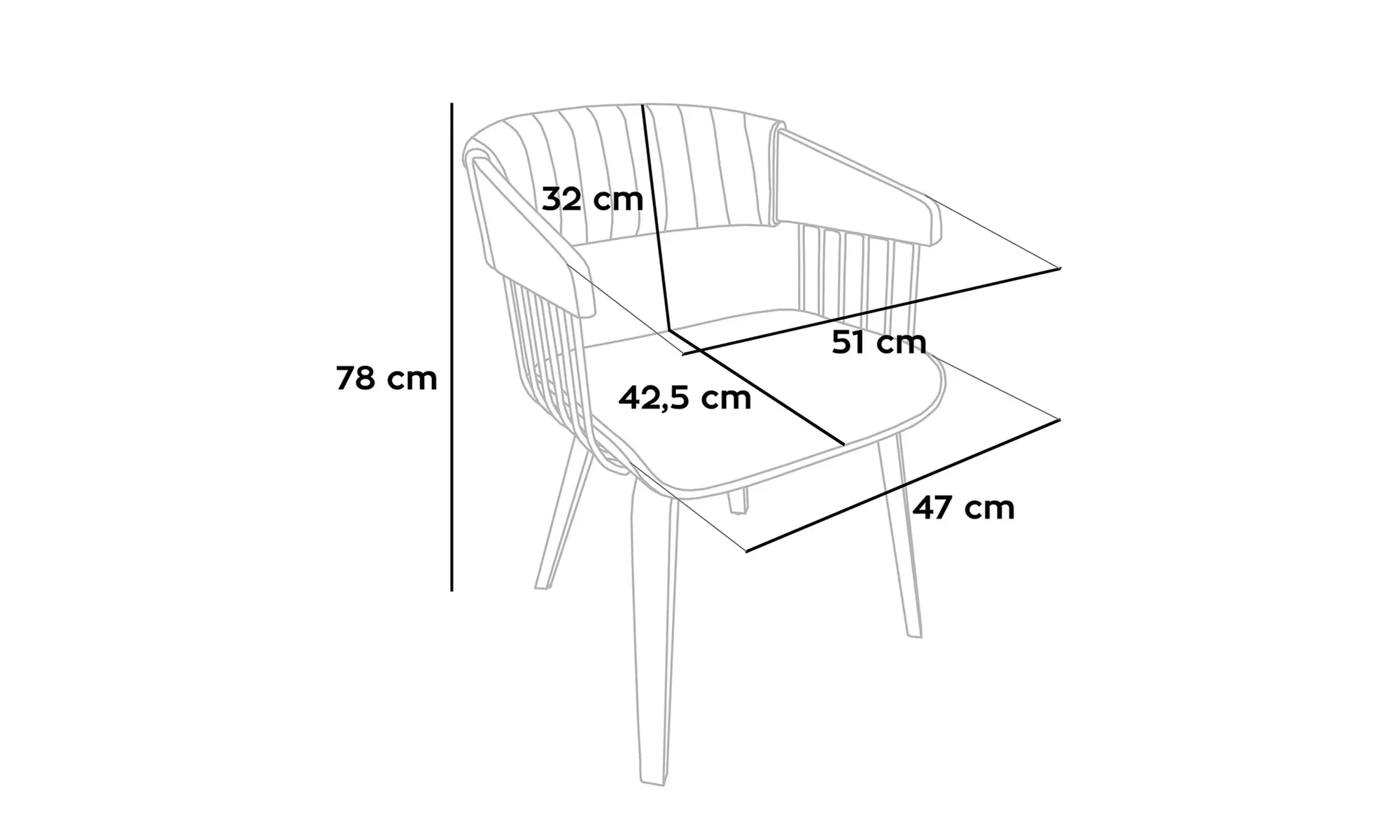 Juego de 2 sillas modelo Brema o silla modelo Austria, de Frankystar