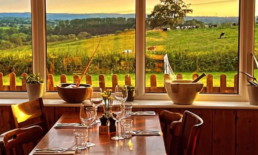 Image 1: Delight in a 2 or 3-Course Meal with Drink for Two or Four People