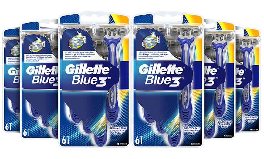 Image 3: Gillette Blue 3 Disposable Razors