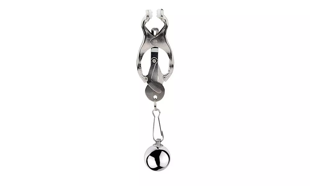 Breast Clamps Clit Clips Weights Ball Nipple Play Toy