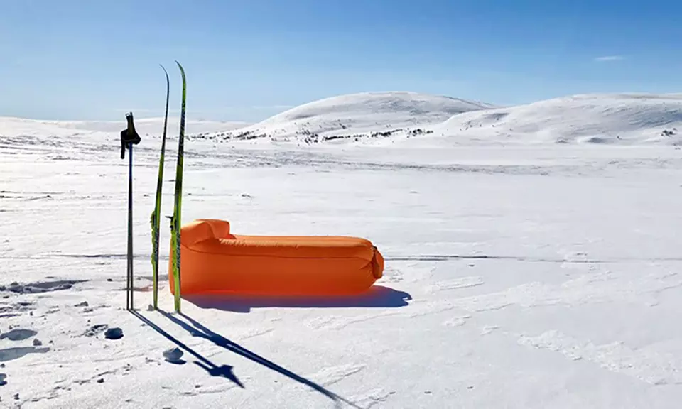 Receveur d'air gonflable Softybag Lounger avec sac à dos - Primary Image