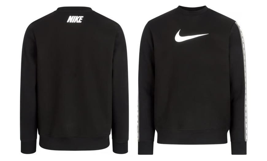Image 2: Nike Men's Repeat Tracksuit Set in Classic Black