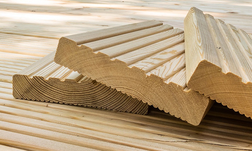 Image 2: Home Deluxe Holz Terrassendielen Lärche „Aris“