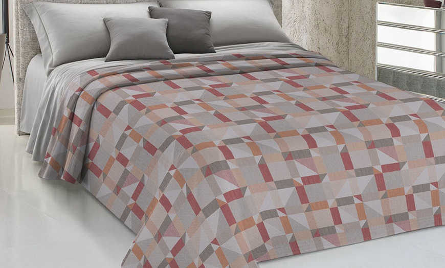 Image 4: Copriletto Pensieri Delicati 100% cotone Made in Italy