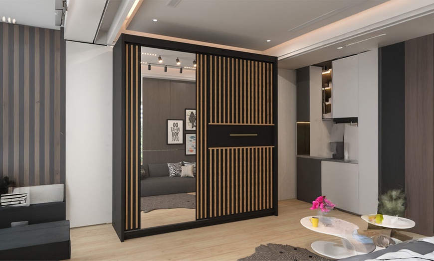 Image 4: Estonia Two Door Sliding Wardrobe