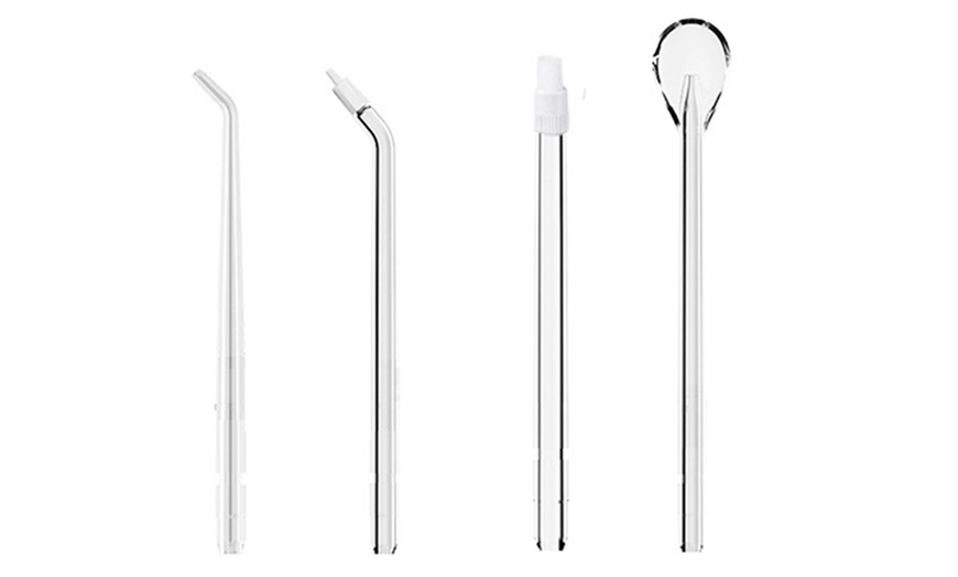 Image 2: Electric Cordless Water Flosser with Four Nozzles for kids'