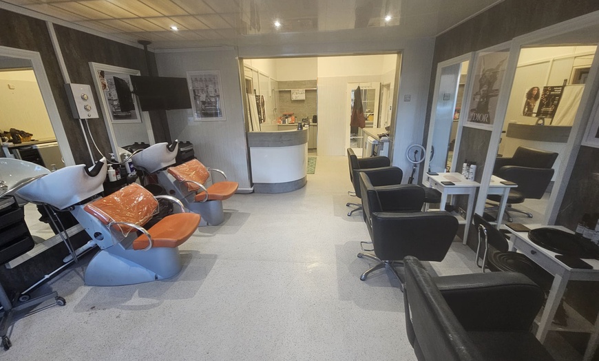 Image 5: Refresh with a Wash, Cut, Conditioning, Half-Head of Highlights!