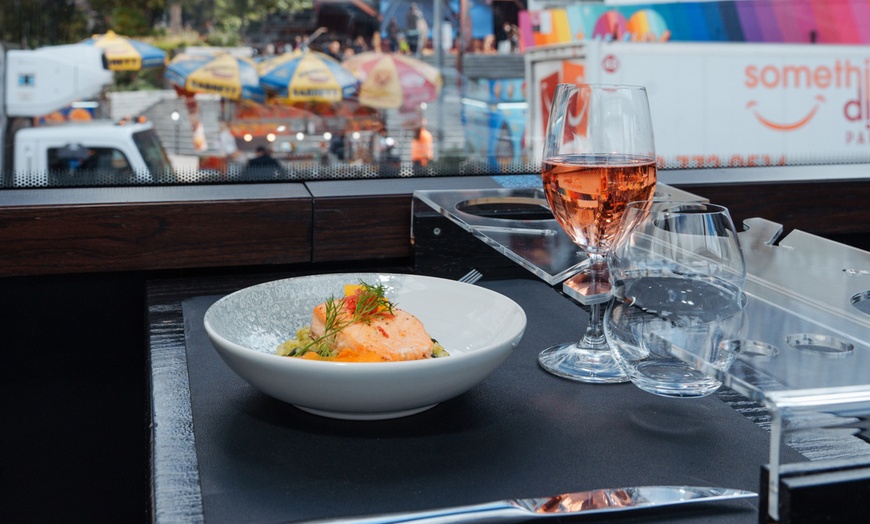 Image 9: NYC Panoramic Dining Experience: Six-Course Dinner Aboard Bustronome