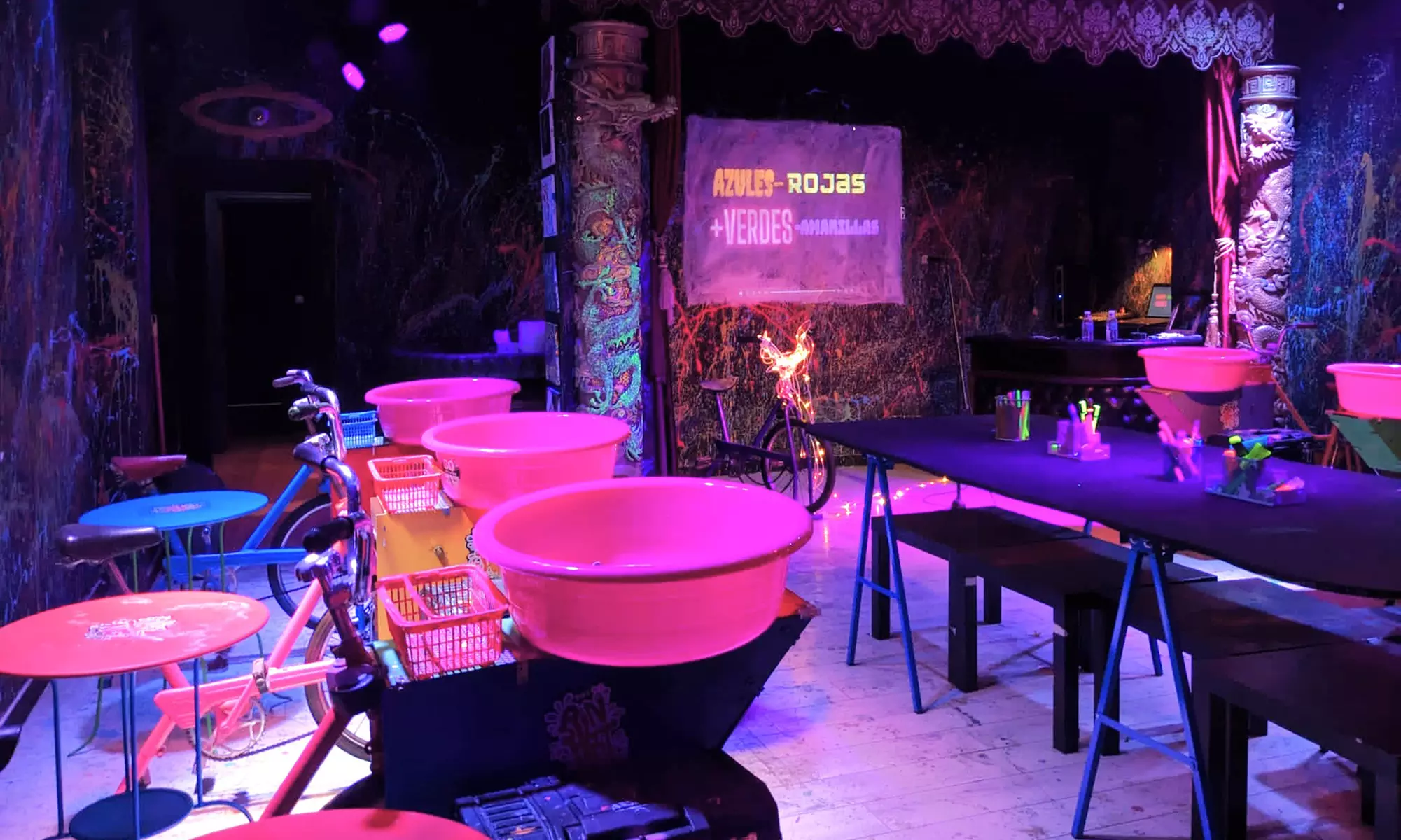 Pedalea y pinta: taller creativo BikeSpinArt para hasta 4 personas