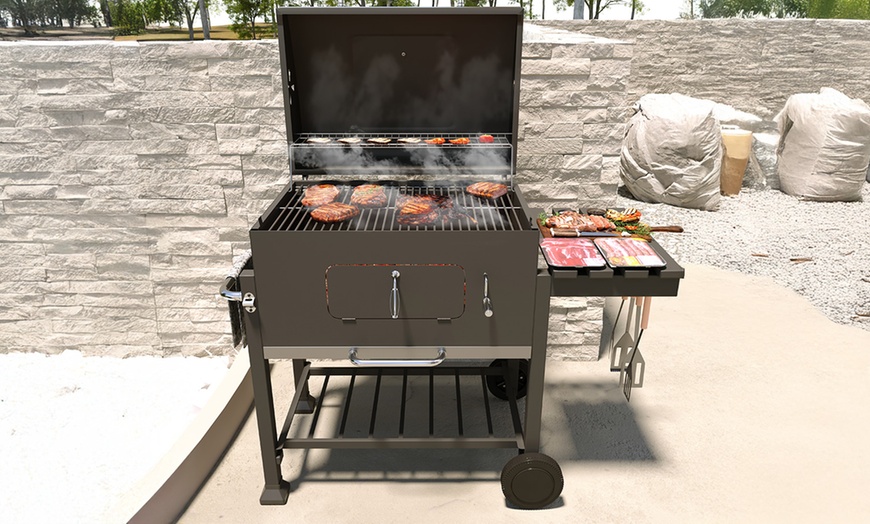 Image 7: Barbecue a carbone Metepec con coperchio 