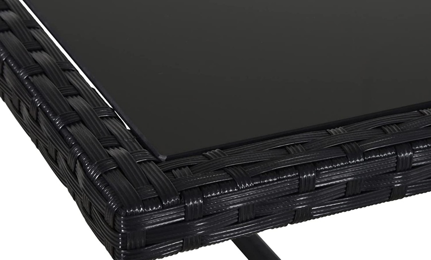 Image 13: 8 or 4 Seater Corner Rattan Garden Furniture Set with Table